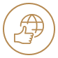 global thumb icon
