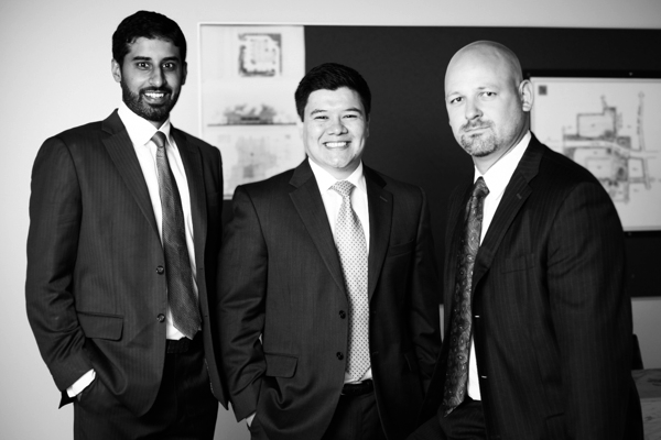 Founders Romy Cheema, Bill Richmond, and Judge Platt